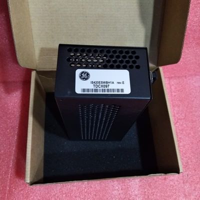 GE IS420ESWAH3A Industrial Ethernet Switch with 8-Port 10/100BASE-TX 256 KB Buffer Memory and 4K MAC Addresses for Mark VIe Systems