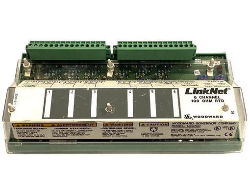 Woodward 9905-970 6-Channel LinkNet Channel Input Module with 0-10V and 0-20mA Signals and Plug-and-Play Design