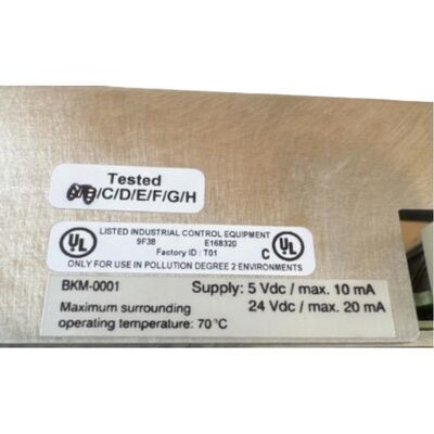 FC-BKM-0001 Battery and Key Switch Module with High-Capacity Lithium-Ion Battery and Mechanical Key Switch for Industrial Control Systems