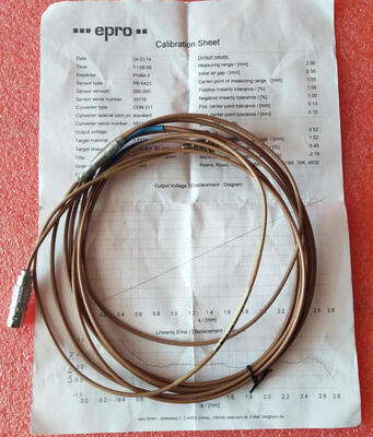 EPRO PR6423/000-000 8mm Eddy Current Sensor with M10x1 Thread and 4-Meter Cable for Industrial Monitoring