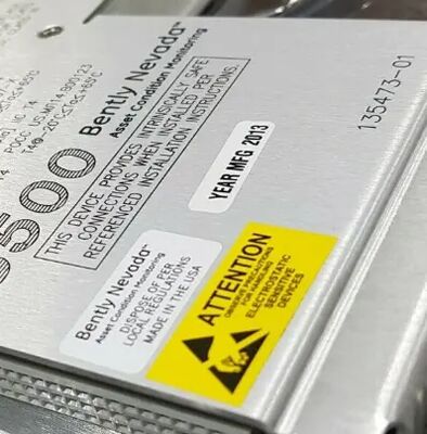 Bently Nevada 3500/25-01-03-00 135473-01 eries Internal Barrier I/O Module with Internal Terminations for Machinery Protection (160mm x 160mm x 120mm)